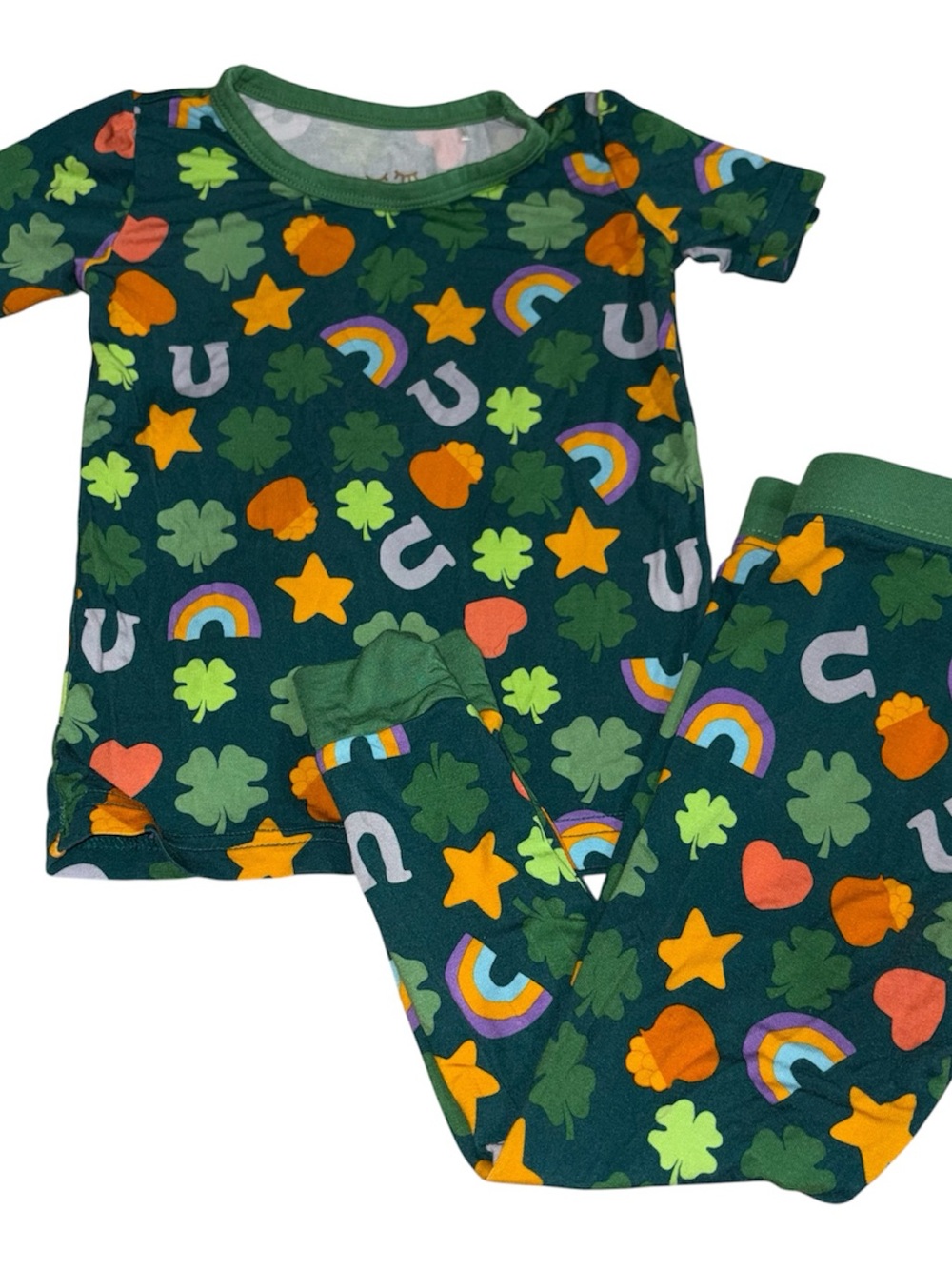 Little Sleepies Lucky Short Sleeve Pajama Set - Size 12-18 months